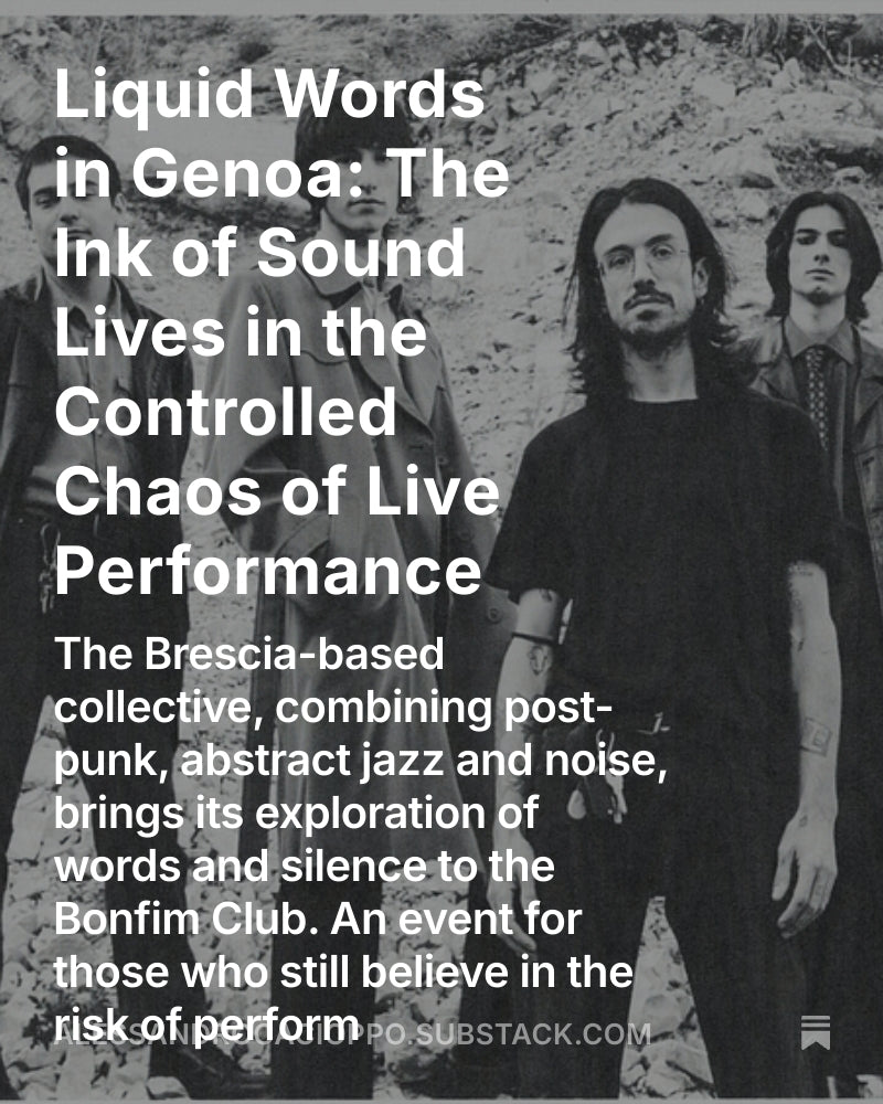 Liquid Words Live a Genova: L’Inchiostro del Suono Vive nel Caos Controllato